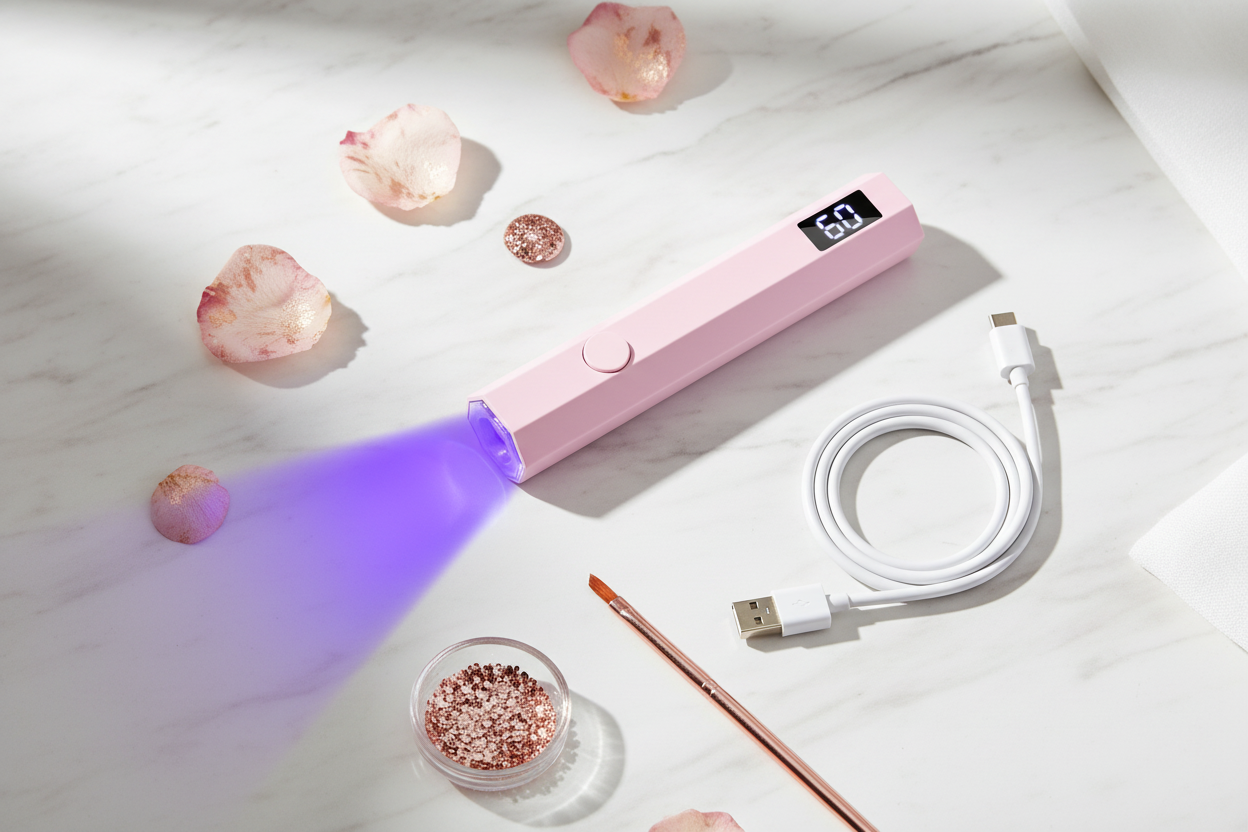 Mini Handheld UV Nail Lamp Premium Shot