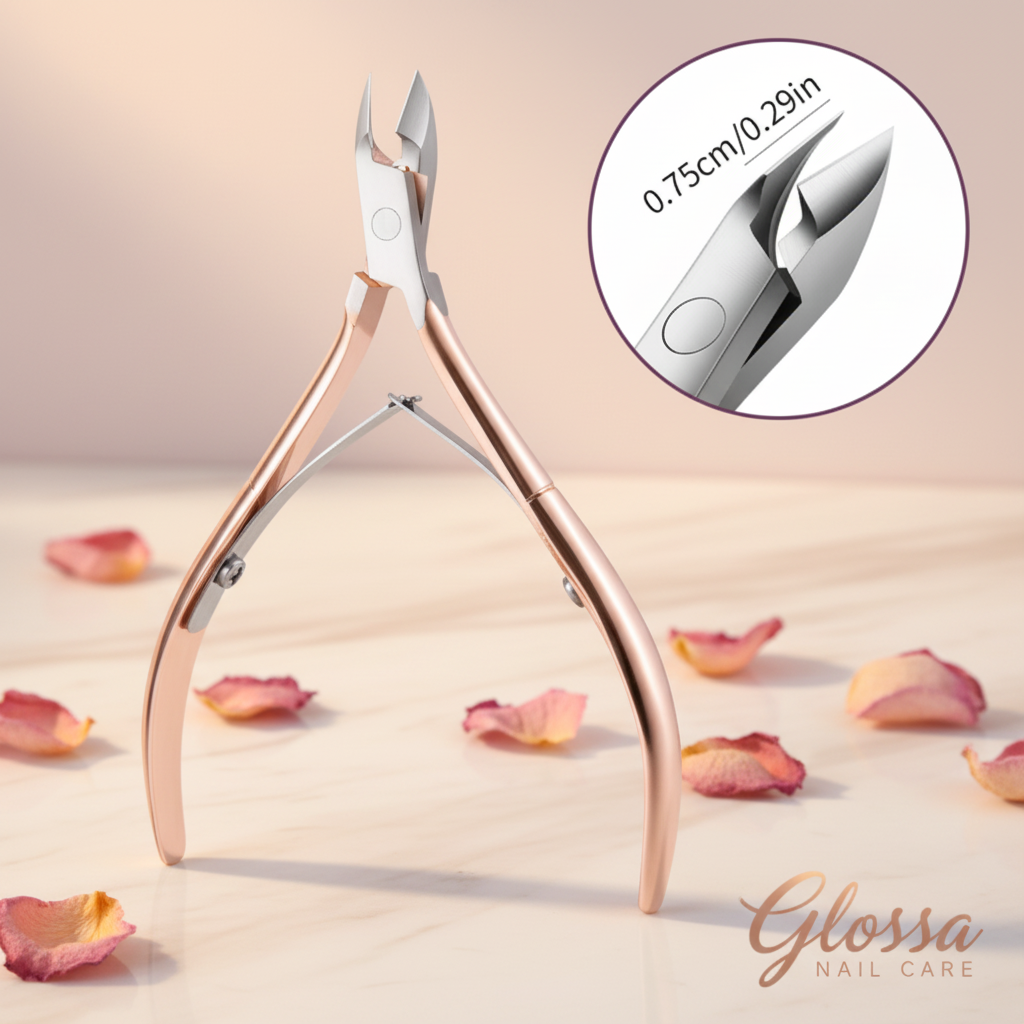 Glossa Rose Gold Cuticle Nippers